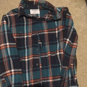 Old Navy Multicolor Plaid Shirt